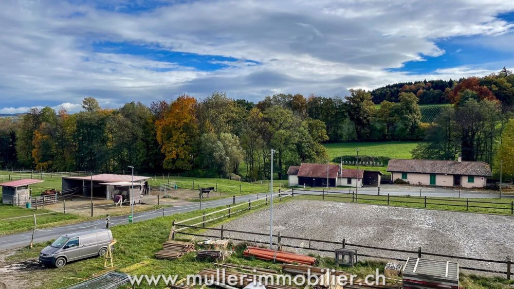 Dachgeschoss mit Blick auf das Land, nahe Romont - Bild 10