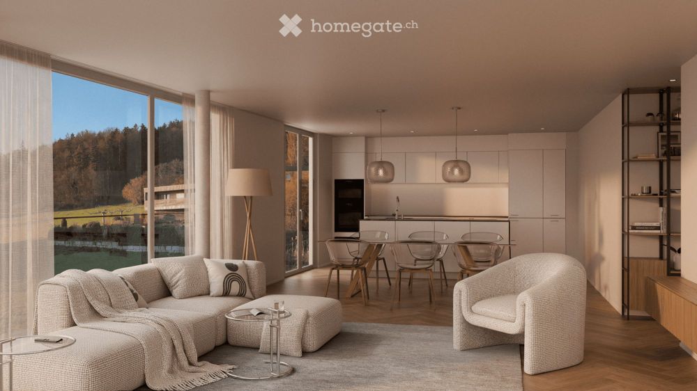 In der Region Frauenfeld: 3.5-Zimmer-Neubau-Wohnung mit Minergie-Standard und unverbaubarer Aussicht - Bild 3