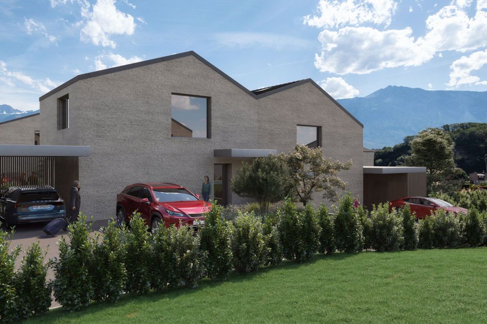 VILLAS MITOYENNES - VUE PANORAMIQUE - LES TRAVAUX VONT DÉMARRER - VILLA TYPE B