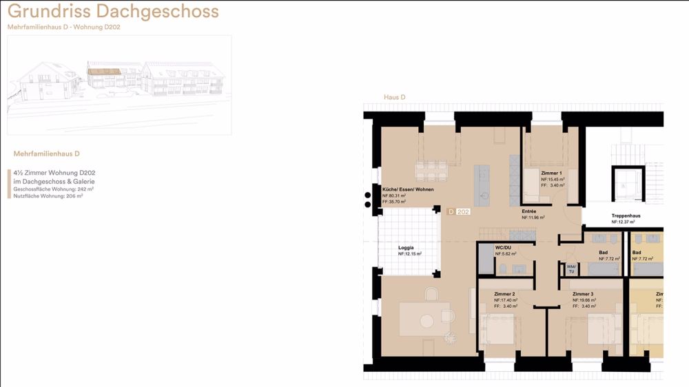 Dachgeschosswohnung Zollhausweg - Bild 3