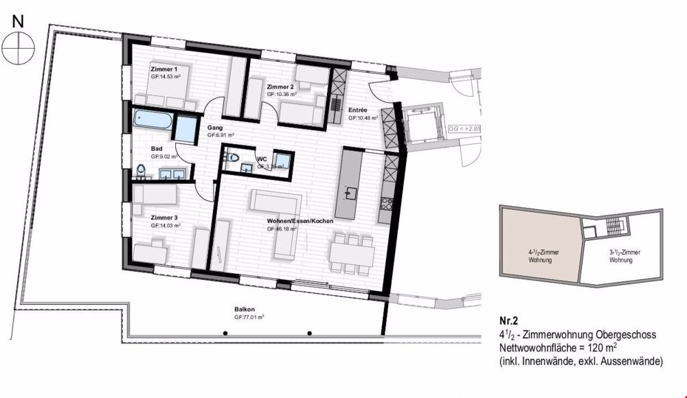 Wohnung in einem neuen Mehrfamilienhaus - Bild 6