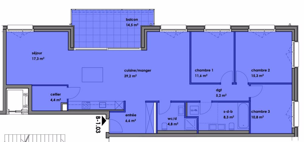 Geräumige 4.5-Zimmer-Neubauwohnung mit großem Balkon - Bild 4