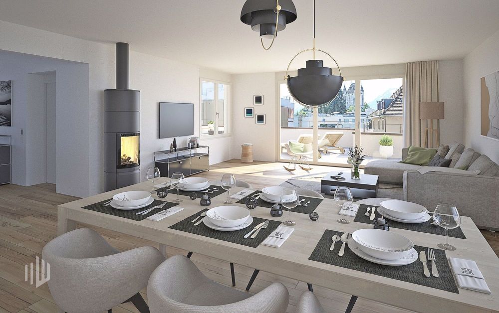 ImmoWyss - Neue 2,5-Zimmerwohnung an zentraler Lage in Steffisburg - Helle und offene Räumlichkeiten