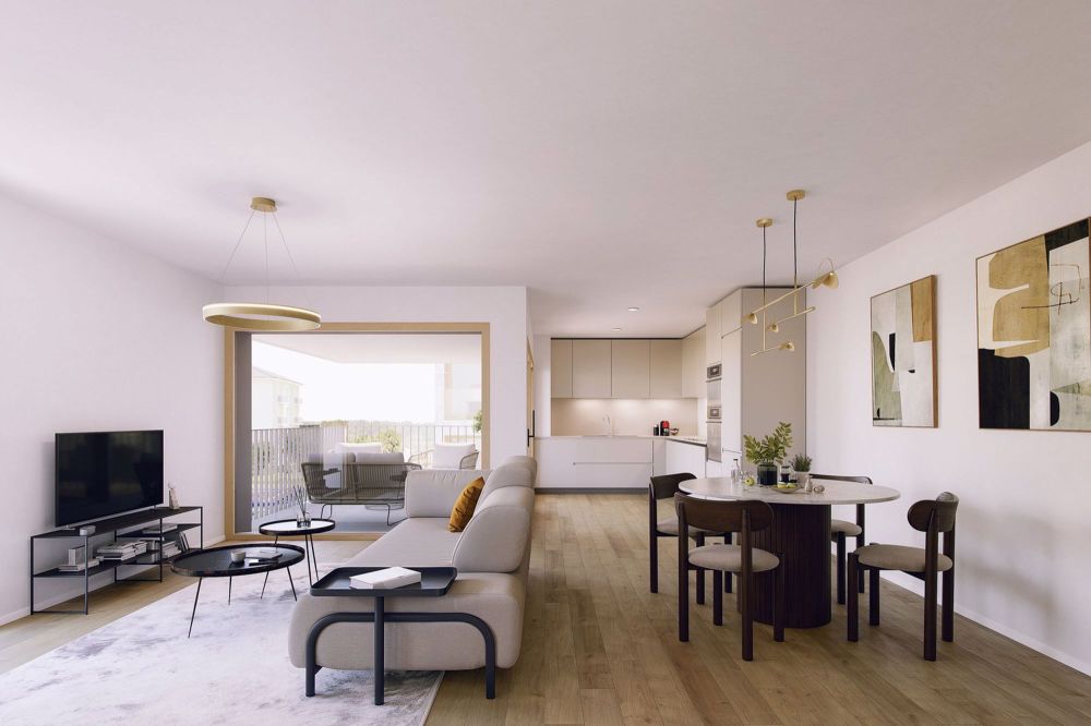 Appartement neuf 3.5 pièces avec terrasse et grand jardin (lot 2) – Marly - Bild 5