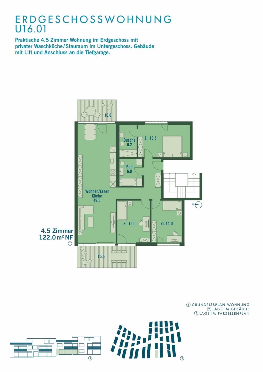 ChlyHolz: Moderne 4.5-Zimmer-Gartenwohnung im Endausbau - Bild 2