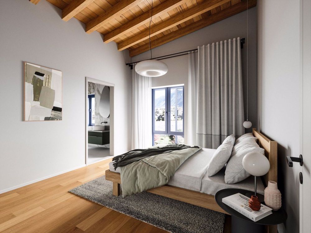 Sehr schönes 3.5-Zimmer-Wohnung zu verkaufen in Martigny - Bauarbeiten im Gange - Vue 3D - Chambre attique