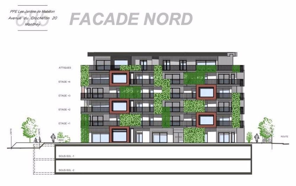 Minergie mit einem großen Balkon im Osten - Bild 12