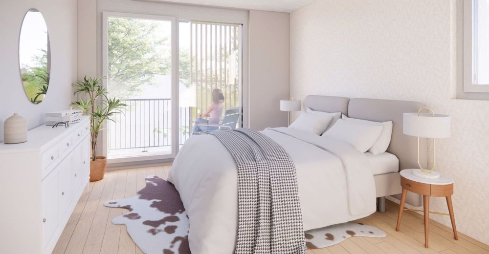 neuer Wohnpark mit 12 Wohnungen 6 mal 3.5 Zi und 6 mal 4,5 Zi an der Neufeldstrasse 24 und 26 - Bild 7