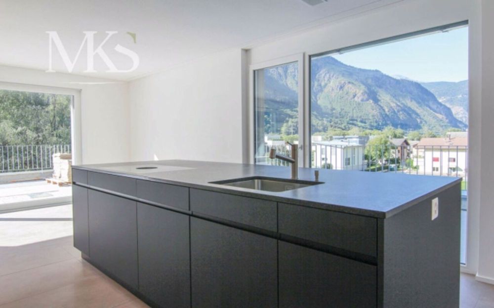 Wohnen mit Weitblick - grosszügige und gemütliche 4.5-Zimmer-Attikawohnung in Brigerbad - Bild 6