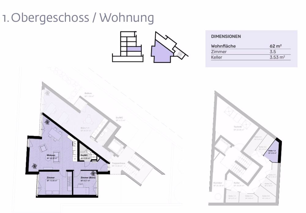 Neubau moderne 3.5-Zimmer-Wohnung in Menzingen - Bild 2