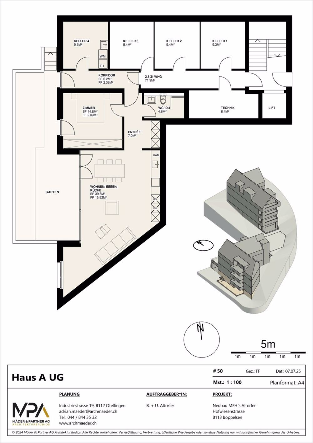 Erstvermietung Moderne 2,5-Zimmerwohnung mit grossem Sitzplatz - Bild 4