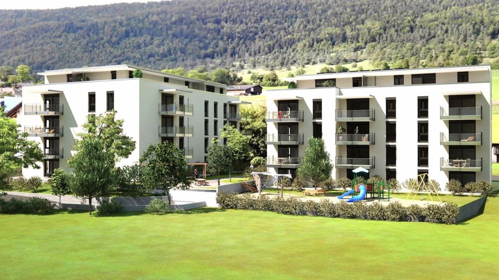 2 immeubles à rendement neufs de très haute qualité de 36 appartements et 1 surface administrative - Bild 1