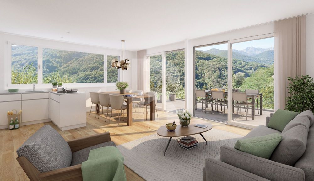 Nuove case unifamiliari con splendida vista nel verde - Bild 4