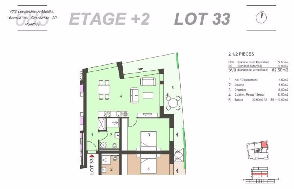 Minergie mit einem großen Balkon im Osten - Bild 10
