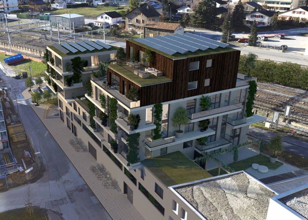 Magnifique attique de 4.5 pièces avec terrasse - Les Amandiers - Bild 1