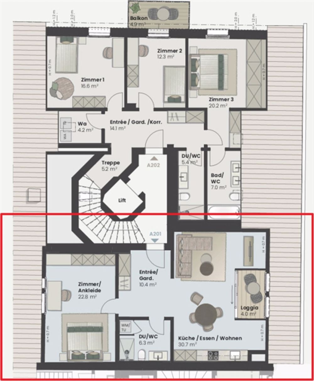 BAUSTART ERFOLGT! Landwohnen in Stadtnähe Neubauwohnungen im Herzen des Dorfes Wermatswil - Bild 1