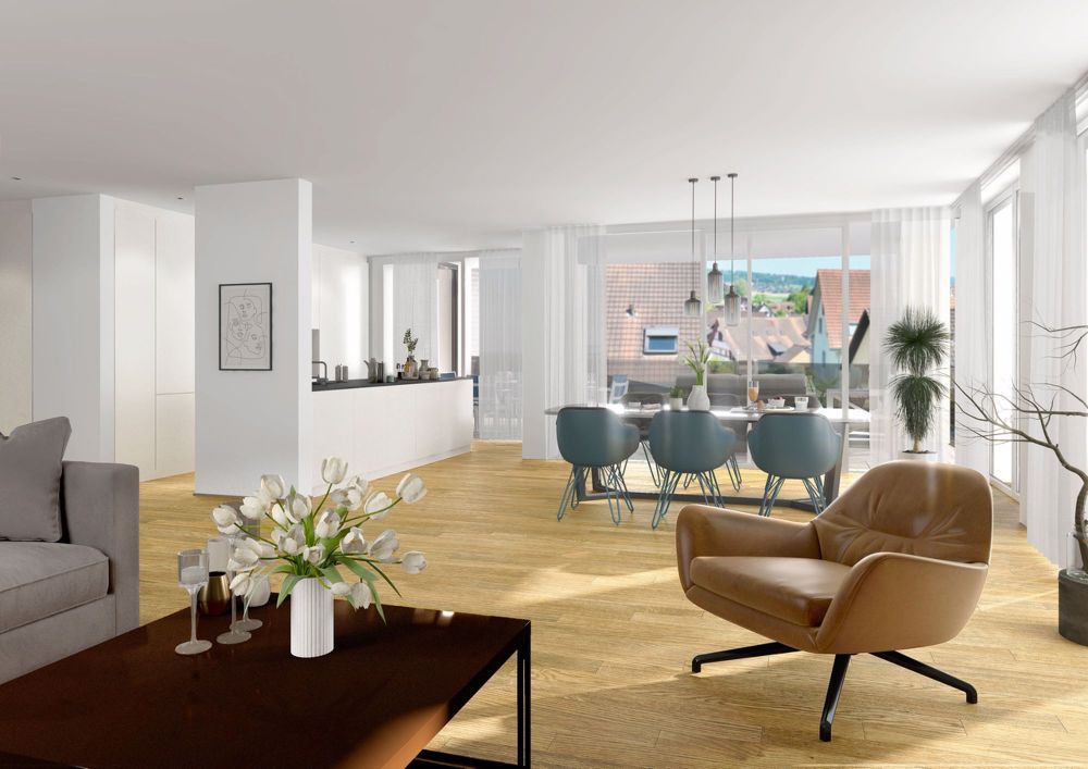 Top Attika-Wohnung, modern, grosszügig, luxuriös, ruhig - Bild 1