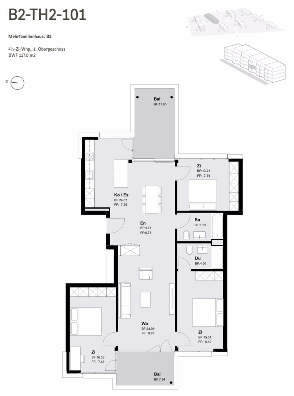 1.5-Zimmerwohnung mit einmaliger Aussicht - Bild 7