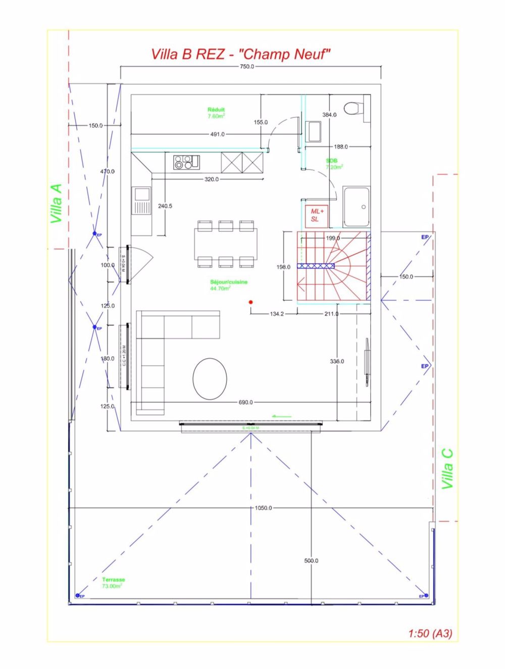 Nouvelle villa en construction au Grugnay - Bild 13