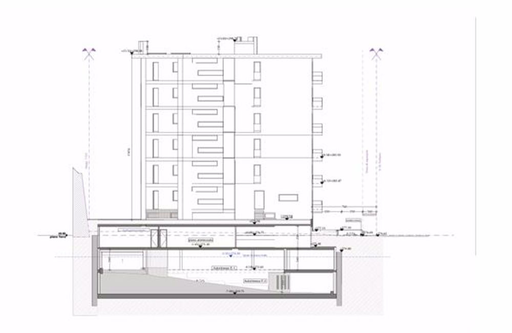 Lugano: 2.5-Zimmer-Wohnung - Planimetria