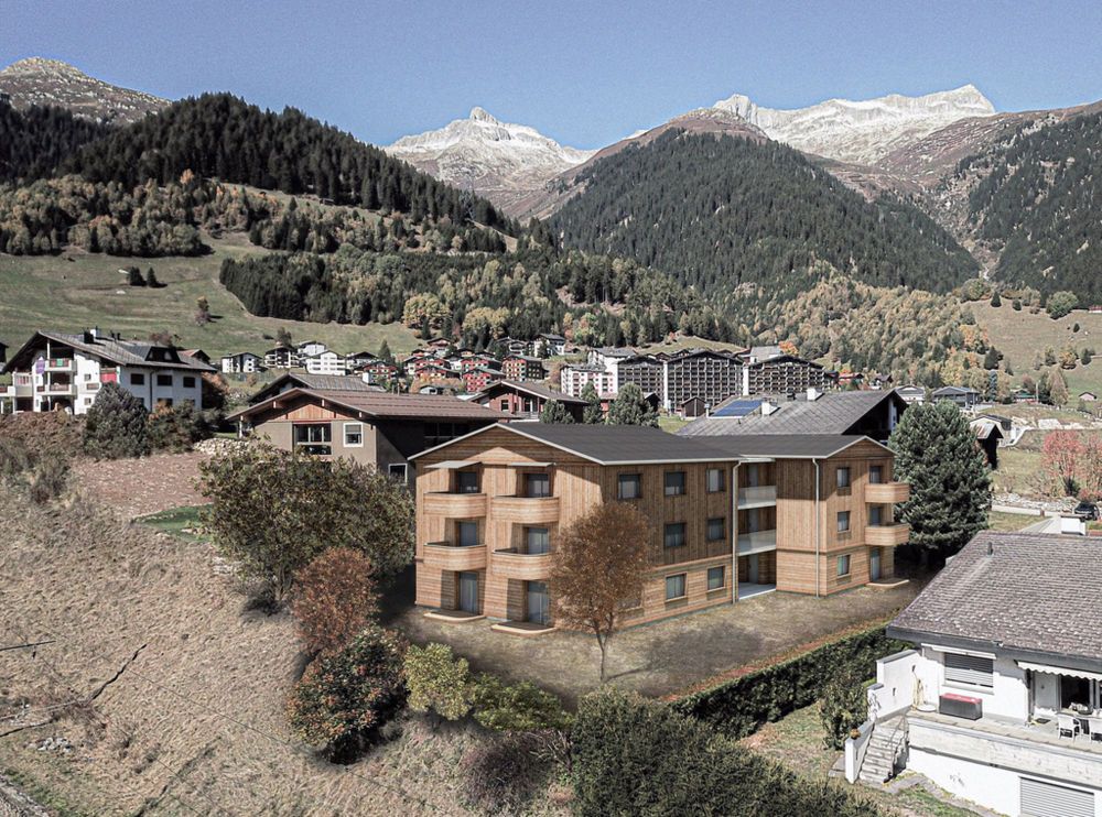 Natürlich Nachhaltig - Neue Ferienapartments an der Skipiste - Residenza_Pazzola_Aussenansicht.jpg