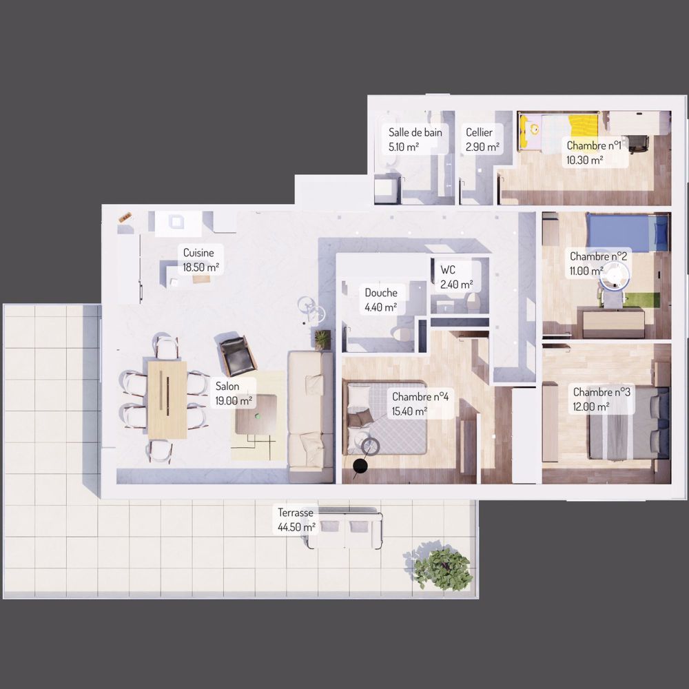 Nouvelle construction - Appartement de 5,5 pièces avec balcon - Bild 2