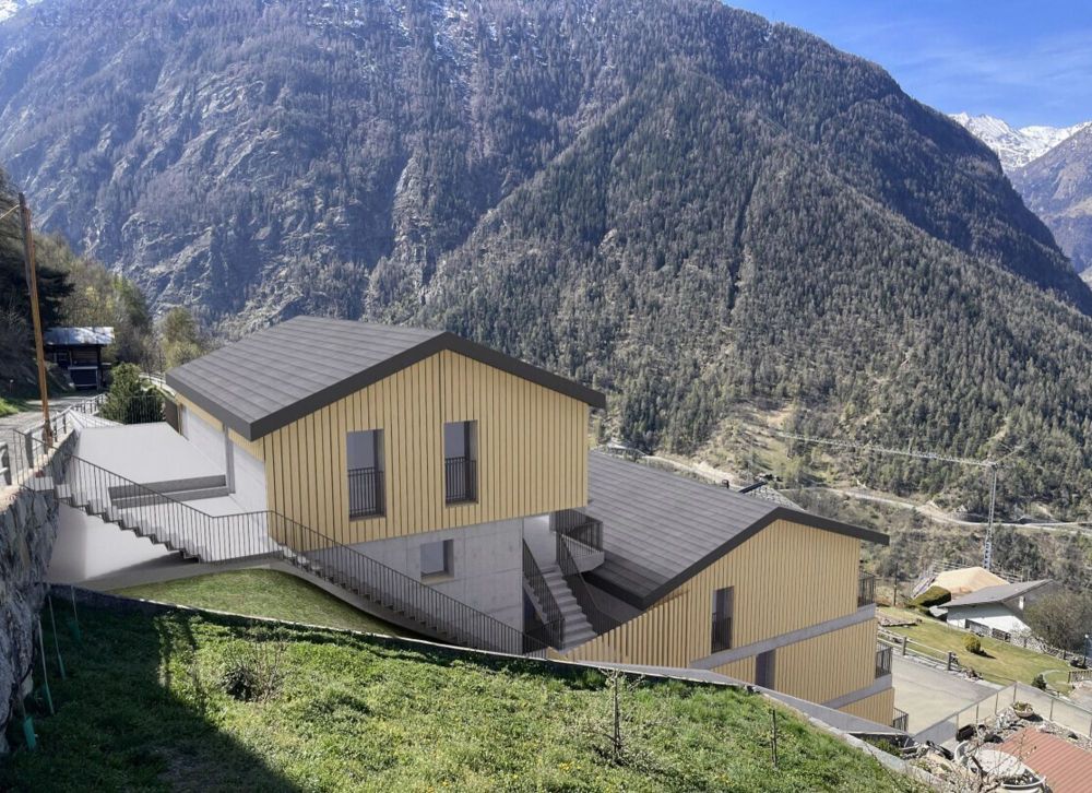 Zu verkaufen, 4.5 Zimmer Neubauwohnung 1. OG in Staldenried - Bild 1