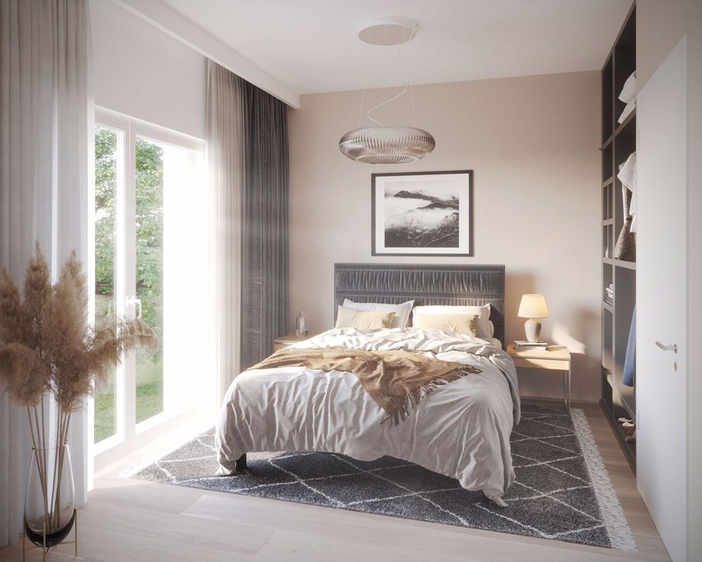 la Bergerie - Lot 6 - Appartement de 3.5 pièces avec balcon - Chambre