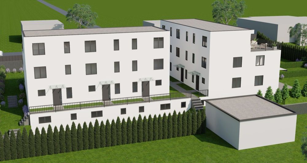 Bewilligtes Neubauprojekt - Überbauung "Mühlematt" mit 6 Reihenhäuser - Bild 3