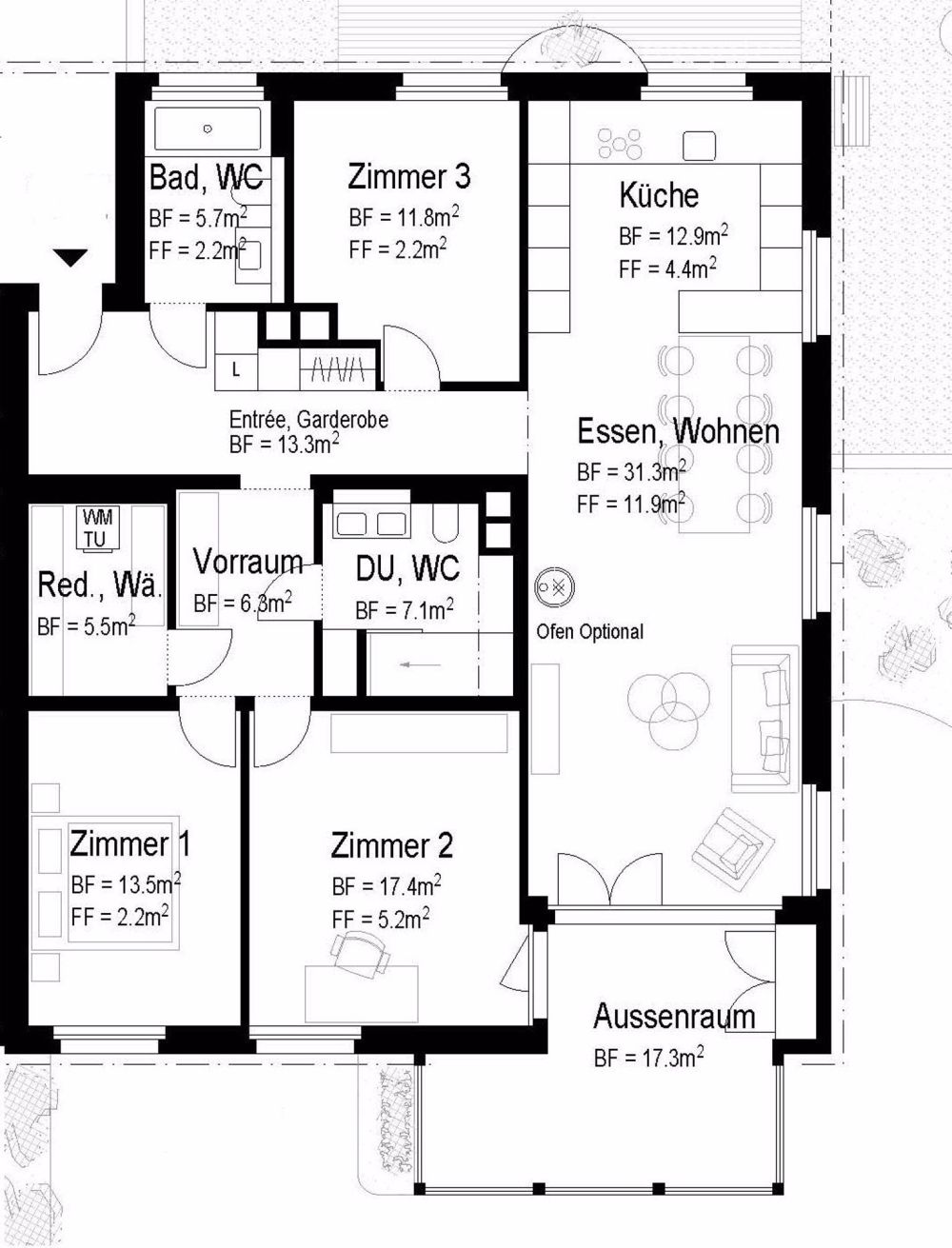 Moderne 4.5-Zimmer-Neubau-Wohnung an bester, ruhiger Lage am Rebhang in Stammheim - Bild 5