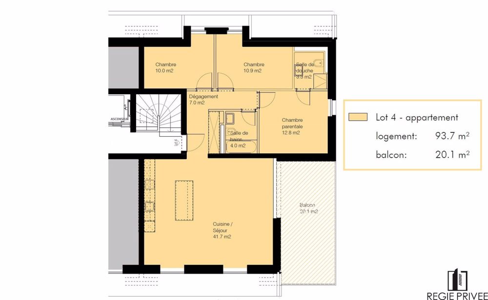 NEU: Dachgeschoss mit geräumigem Balkon von 19 m2, 2 überdachte Parkplätze inklusive - Bild 10
