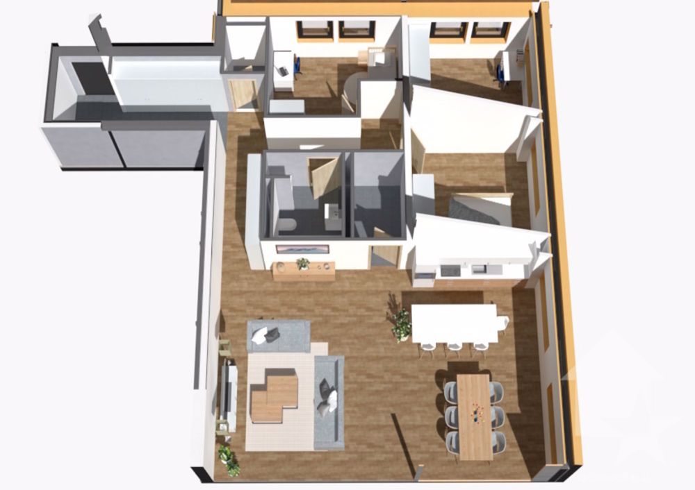 Val-d'Illiez, 4,5 Zimmer neues Apartment im Gebäude La Rocaille - Bild 12