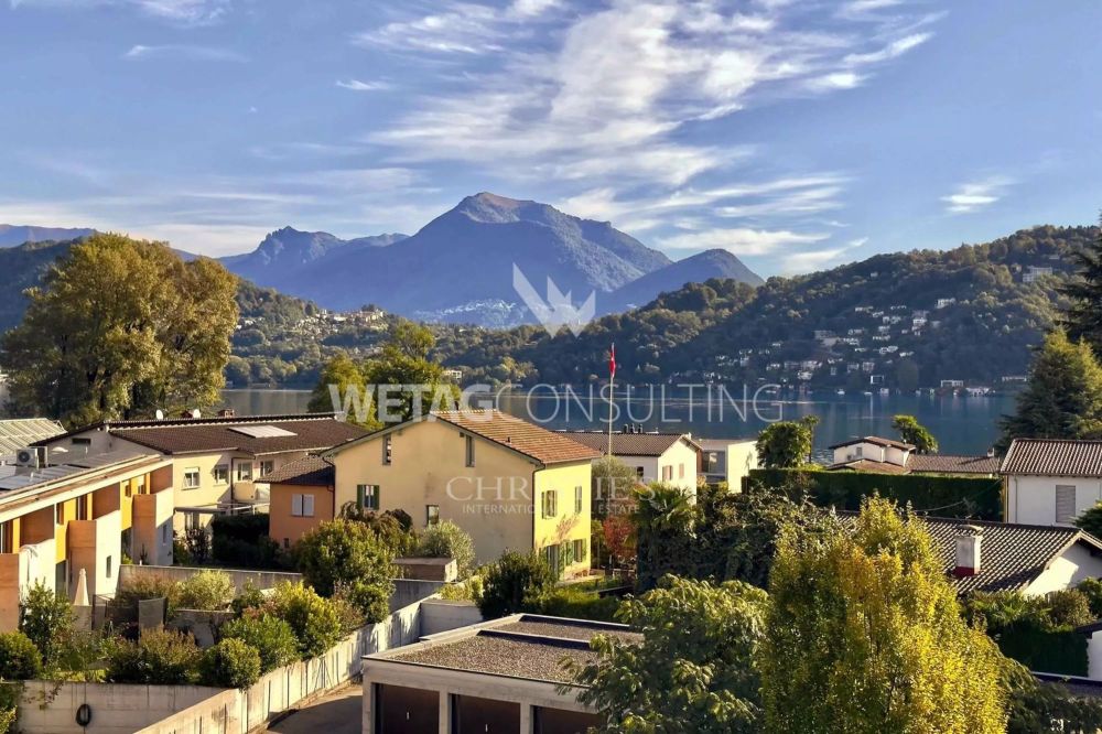 Lugano-Magliaso: modernes Penthouse mit grosser Dachterrasse & Seeblick zu verkaufen, auch als Zweitwohnsitz verfügbar - Bild 2
