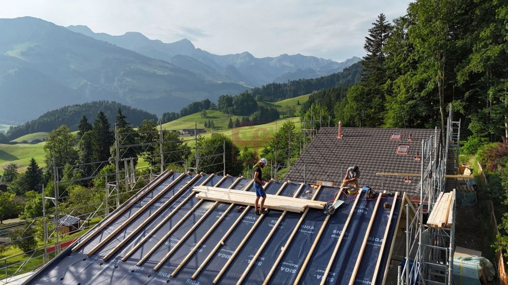 Enney - Residenz de l'Ondine - 2 Apartments mit 3,5 und 4,5 Zimmern - Avancement des travaux juin 2025