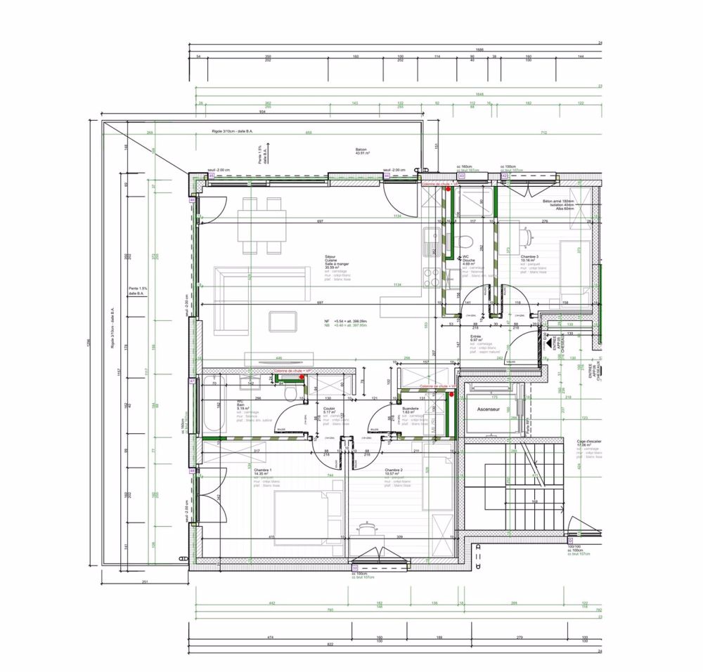 Collombey, 4,5 Zimmer in neuem Gebäude - Bild 10