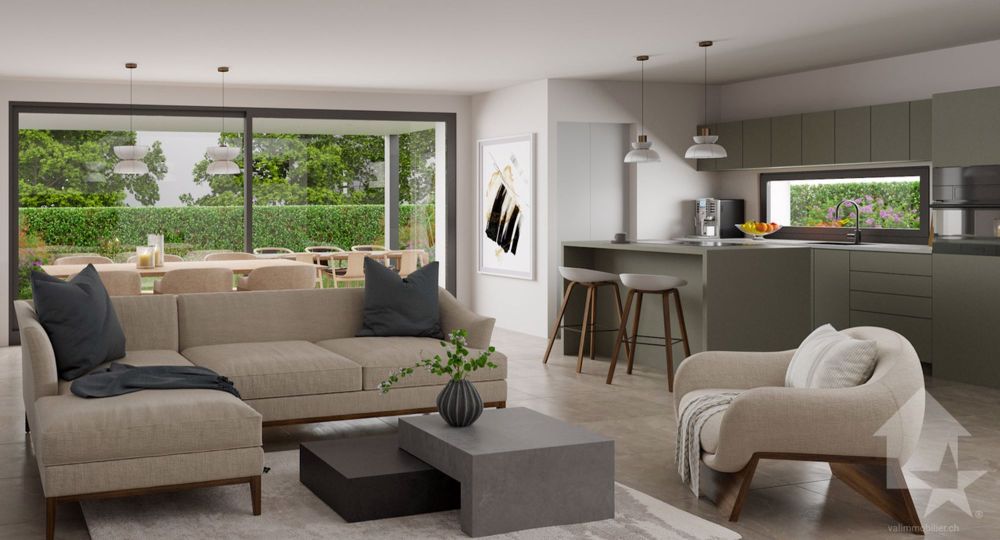 Collombey, neues Projekt einer 5.5-Zimmer-Villa - Bild 3