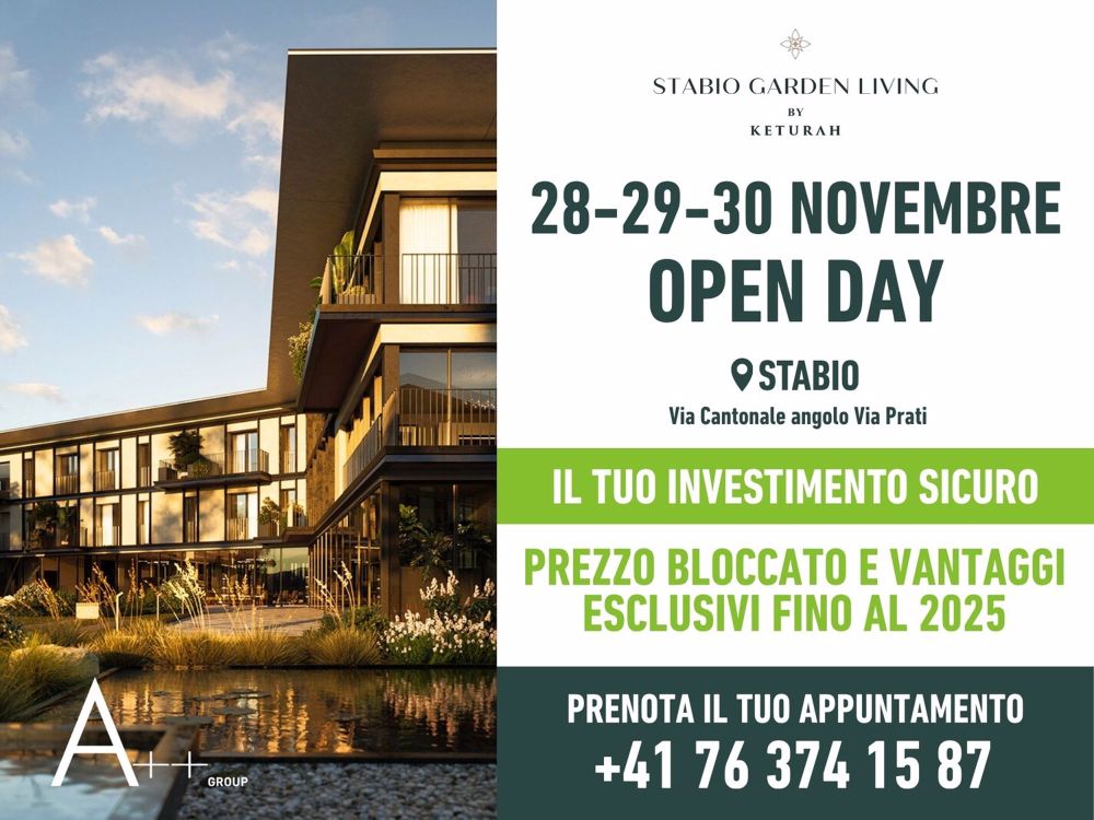 ?? OPEN DAY | Stabio Garden Living Vom 28. bis 30. November 2025 – Stabio (TI) - Bild 1