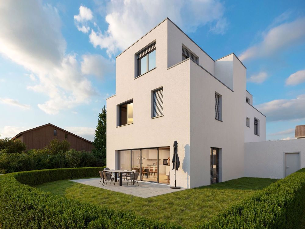 nur noch ein Haus verfügbar Modern und familienfreundlich: Neubau Einfamilienhaus mit Stil. - Bild 1