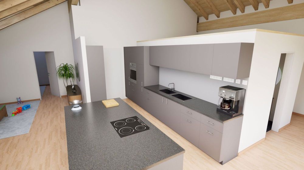 Moderne 4.5-Zimmer-Dachwohnung in Mühlethurnen - Bild 3