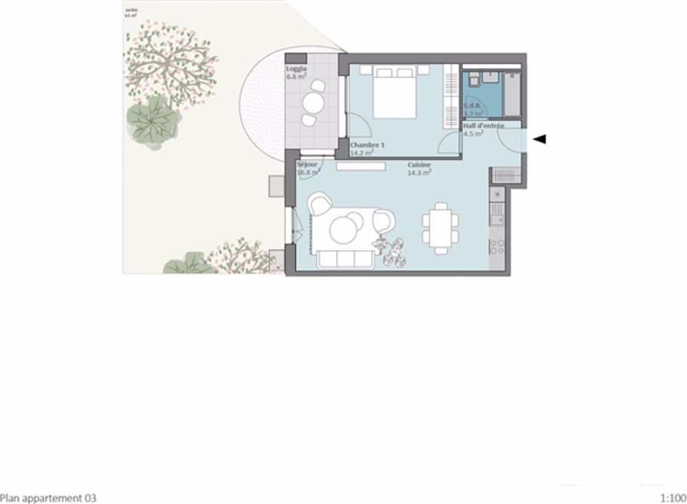 Neue Promotion Prilly Buissonnière - 2,5 ZIMMER GARTENEBENE - Bild 1