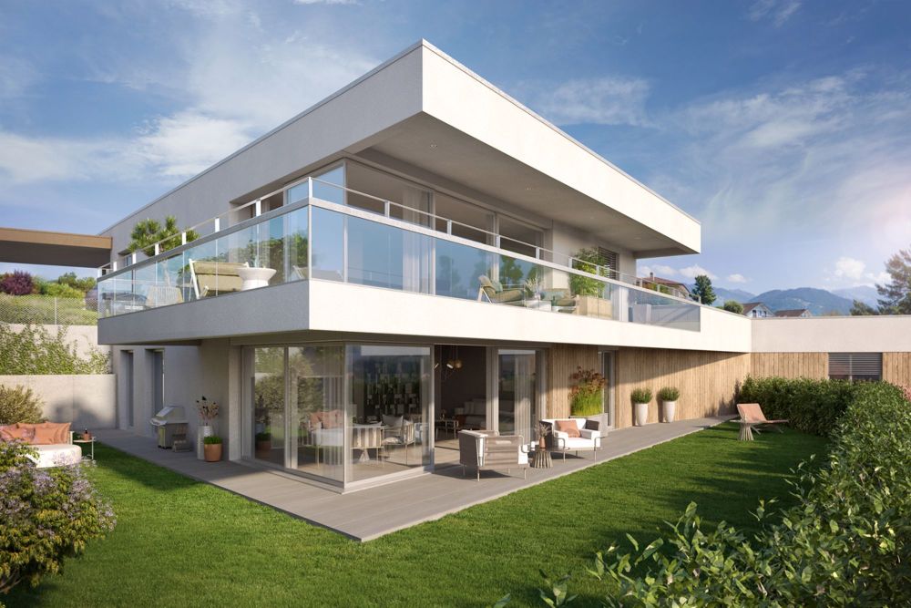 Attique neuf avec vue lac, quartier recherché, commune prestigieuse - Bild 1