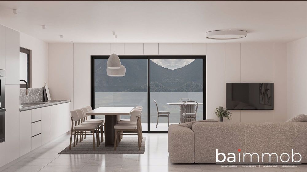 Charmantes 2,5-Zimmer-Wohnung von 65m2 in Le Bouveret - Bild 2