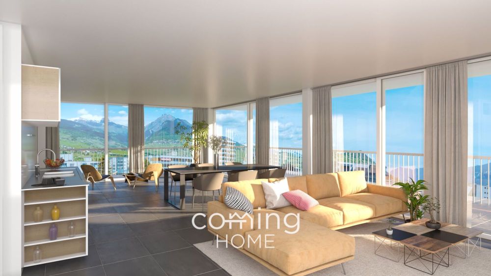 Ihr Zuhause in Conthey: Exklusive 4.5-Zimmer-Attikawohnung - Bild 3