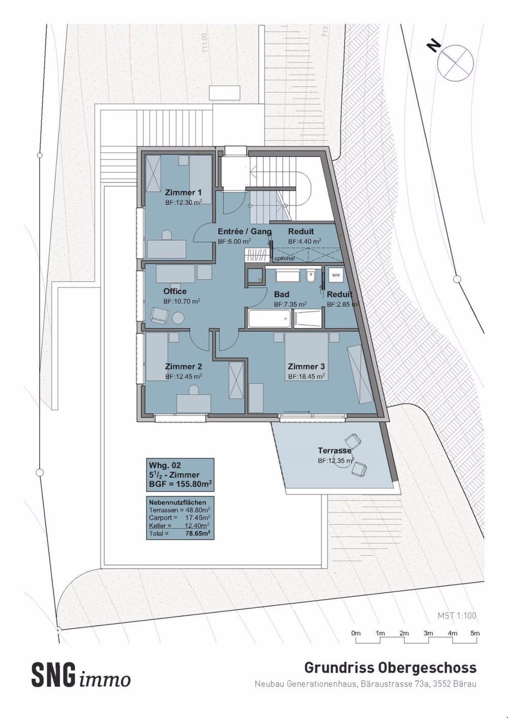 Neue Wohnung inkl. Attikageschoss in DEFH in Bärau zu verkaufen - Bild 6
