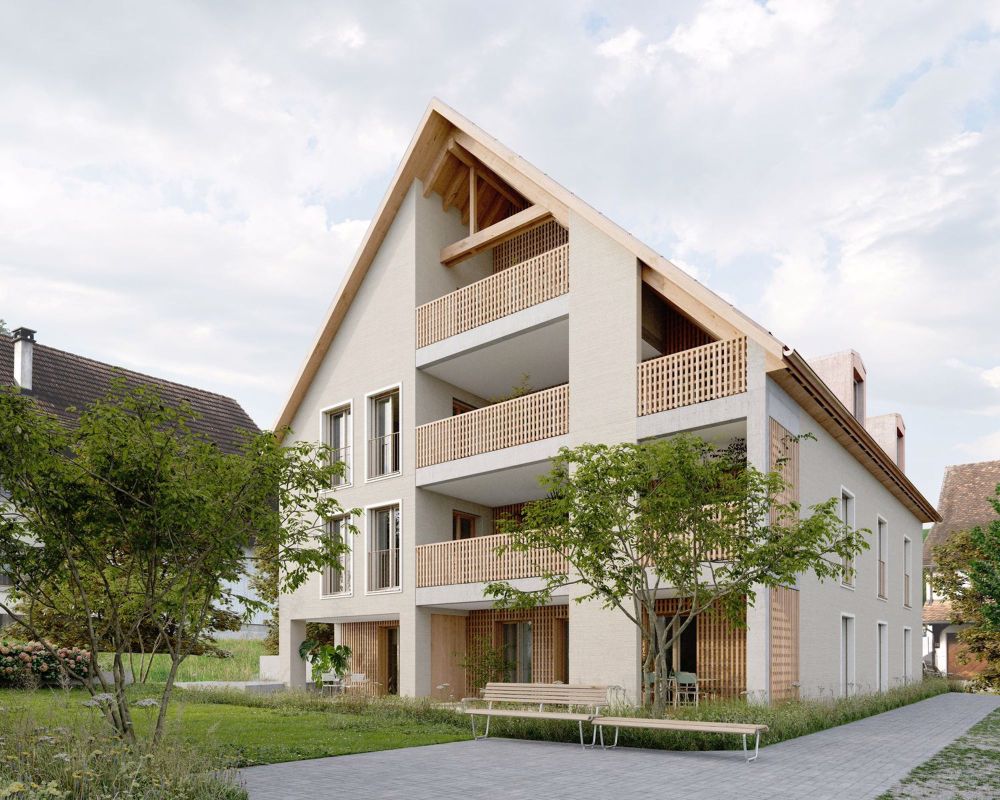 Moderne 4.5-Zimmer-Dachwohnung mit Balkon in Zweidlen - Bild 1
