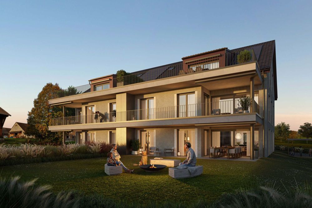 Neubau "Alpenblick" - 3.5-Zi. Wohnung im EG mit Südwestausrichtung und riesiger Gartenfläche - Bild 2