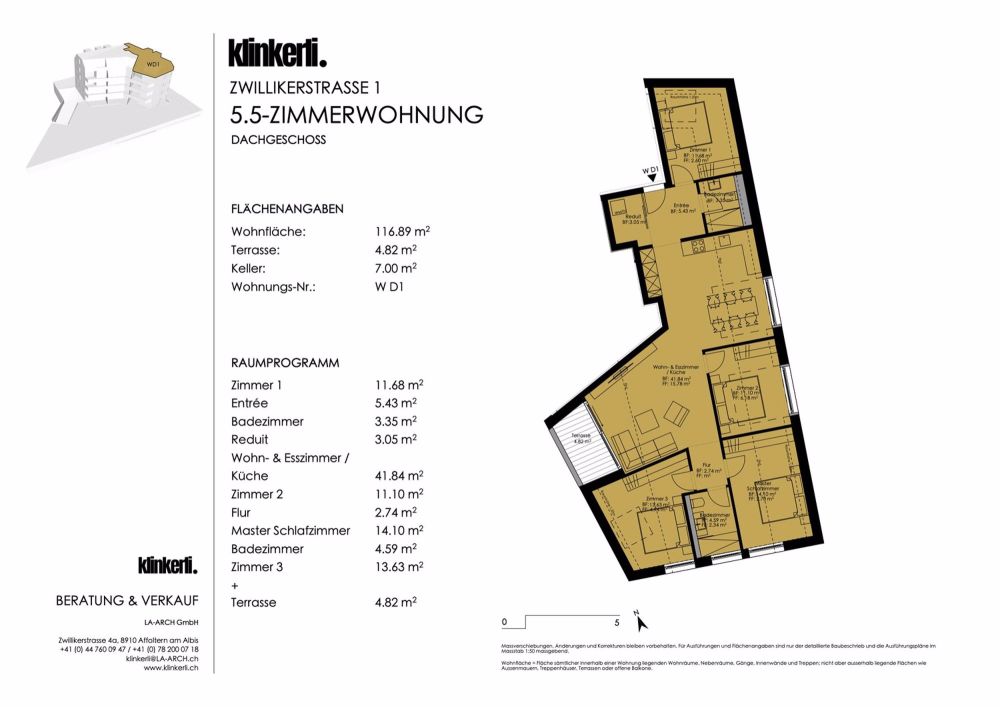 klinkerli - 4.5 Zimmer-Gartenwohnung in Affoltern am Albis - Bild 8