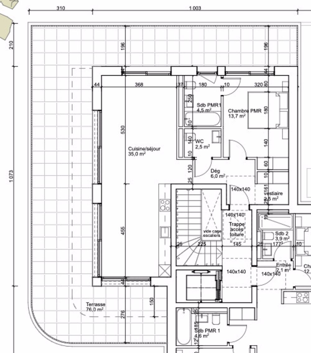 Luxuriöses Dachgeschoss mit Terrasse von über 70m2 - Bild 1