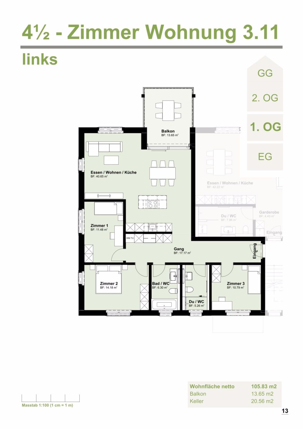 Grosszüge 4.5-Zimmerwohnungen in modernem Neubau - Bild 3