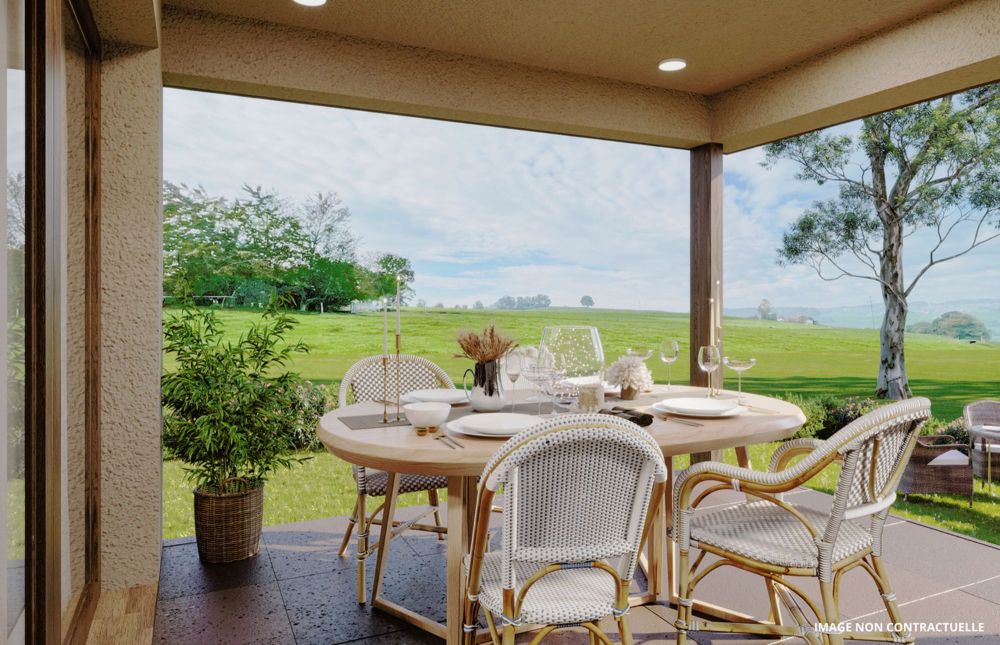 Garten von 216 m2 - Panoramablick - 3,5 Zimmer im Bau - Bild 4